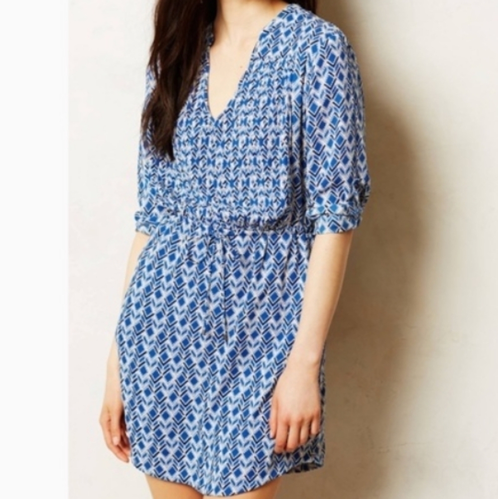 Maeve Anthro Galen Pleated Dress